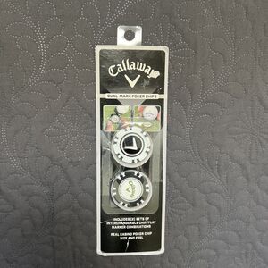 Callaway Golf Dual-Mark Poker Chips With Magnetic Ball Marker NEW Sports Outdoor